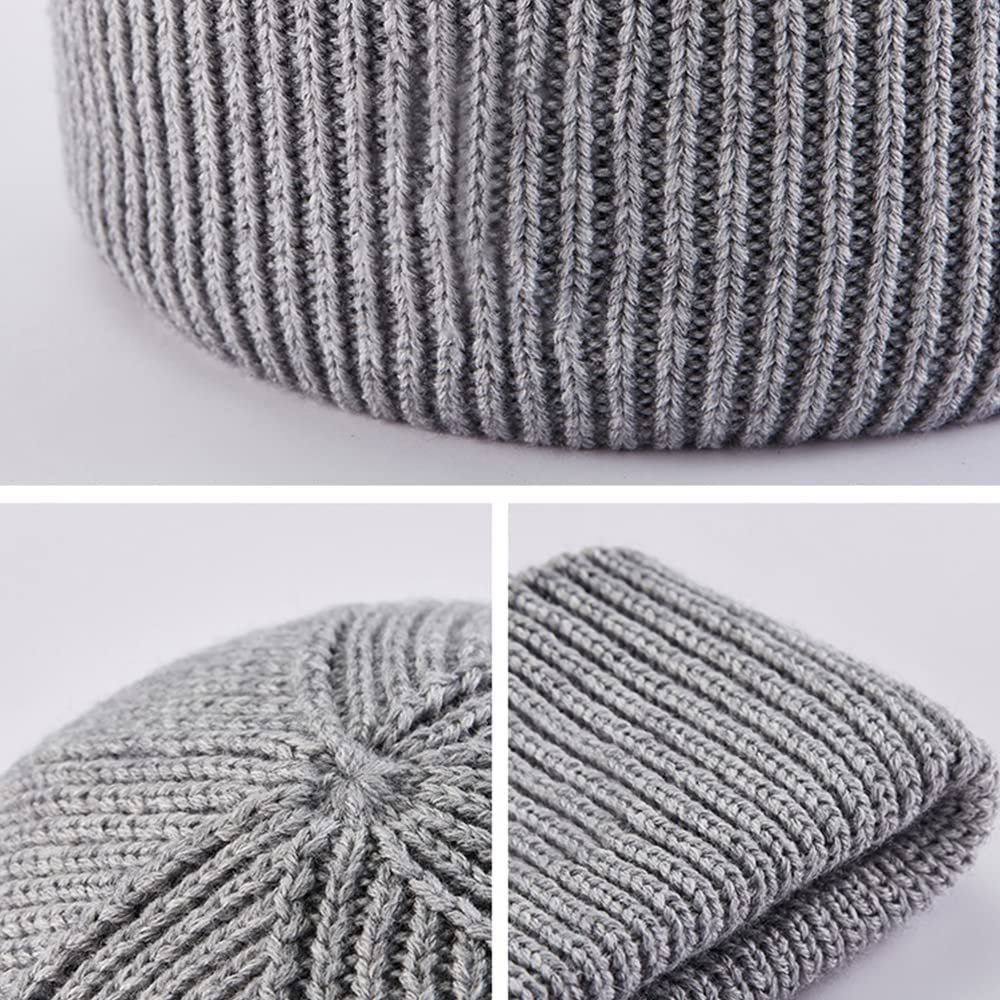 OHYOGA Winter Beanie Hats for Men & Women - Warm Chunky Cable Knit Skull Cap, Soft Fleece Lined Cold Weather Hat | Perfect for Skiing, Snowboarding & Outdoor Winter Activities