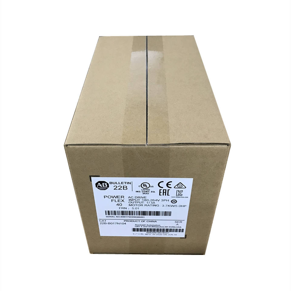 ABB PowerFlex AC Motor Drive Frequency Inverter 25B B017N104 - 100% New Industrial-Grade Variable Frequency Drive for Pump, Fan & Conveyor Systems