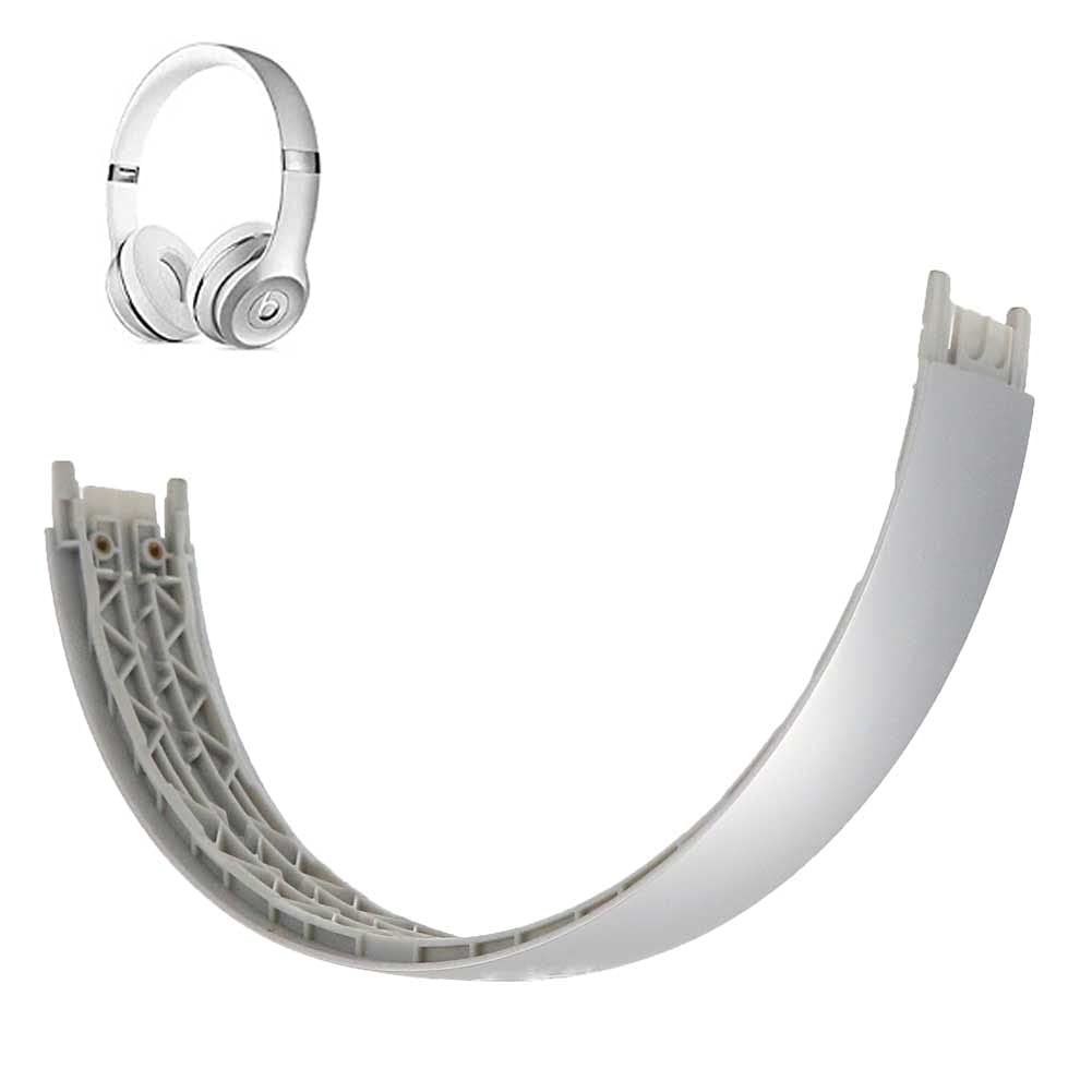 Replacement Headband for Beats Solo3 & Solo2 Wireless/Wired On-Ear Headphones - Silver | Comfortable & Durable Headband Accessory for Music, Gaming & Travel