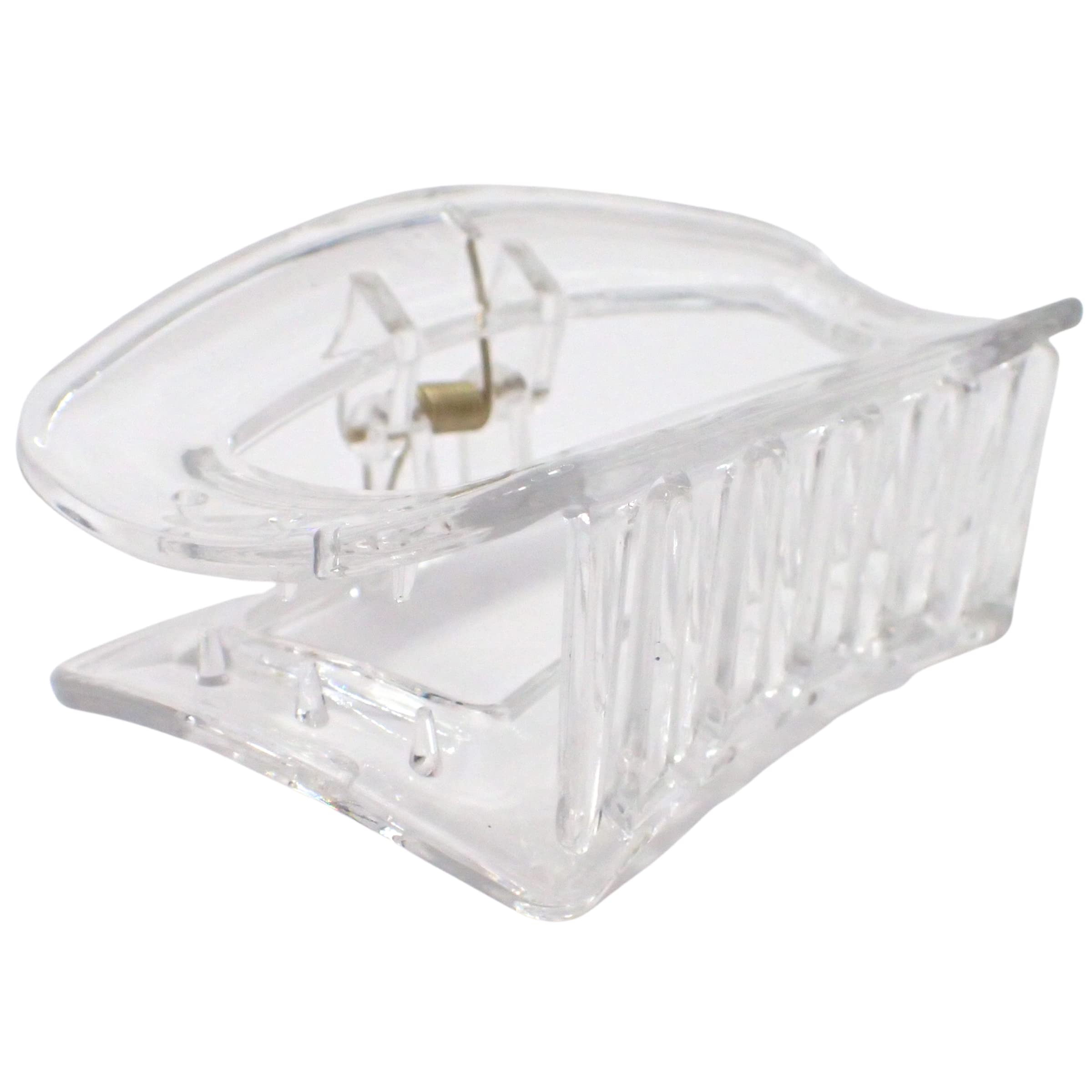 Topkids Large Wedge Hair Claw Clips for Women & Girls - Clear Hair Accessories for Styling, Ponytails & Updos - Perfect for Everyday, Work & Special Occasions