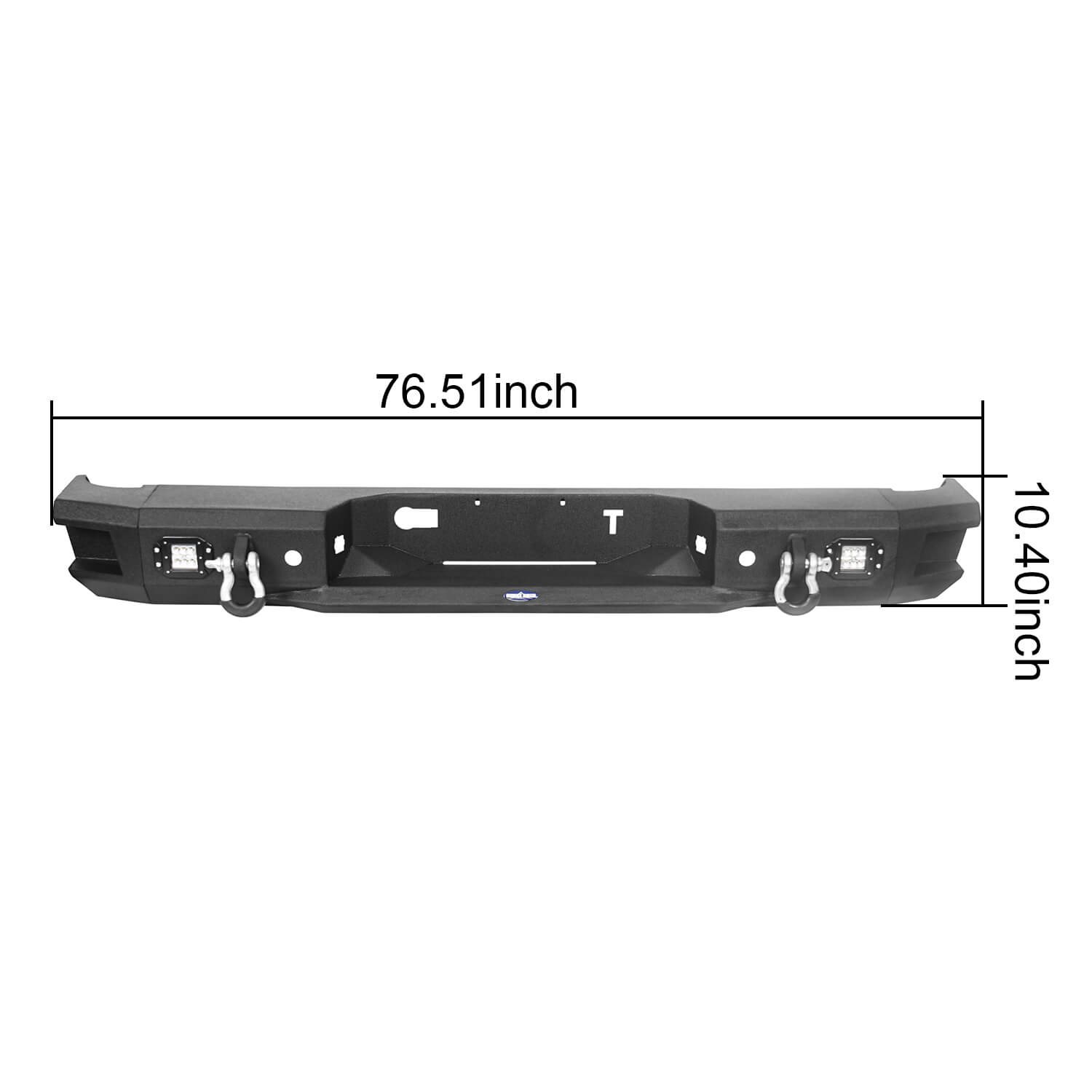 2007-2013 Toyota Tundra Full Width Rear Bumper with U-Box | Heavy-Duty Truck Bumper for Off-Road & Towing Protection
