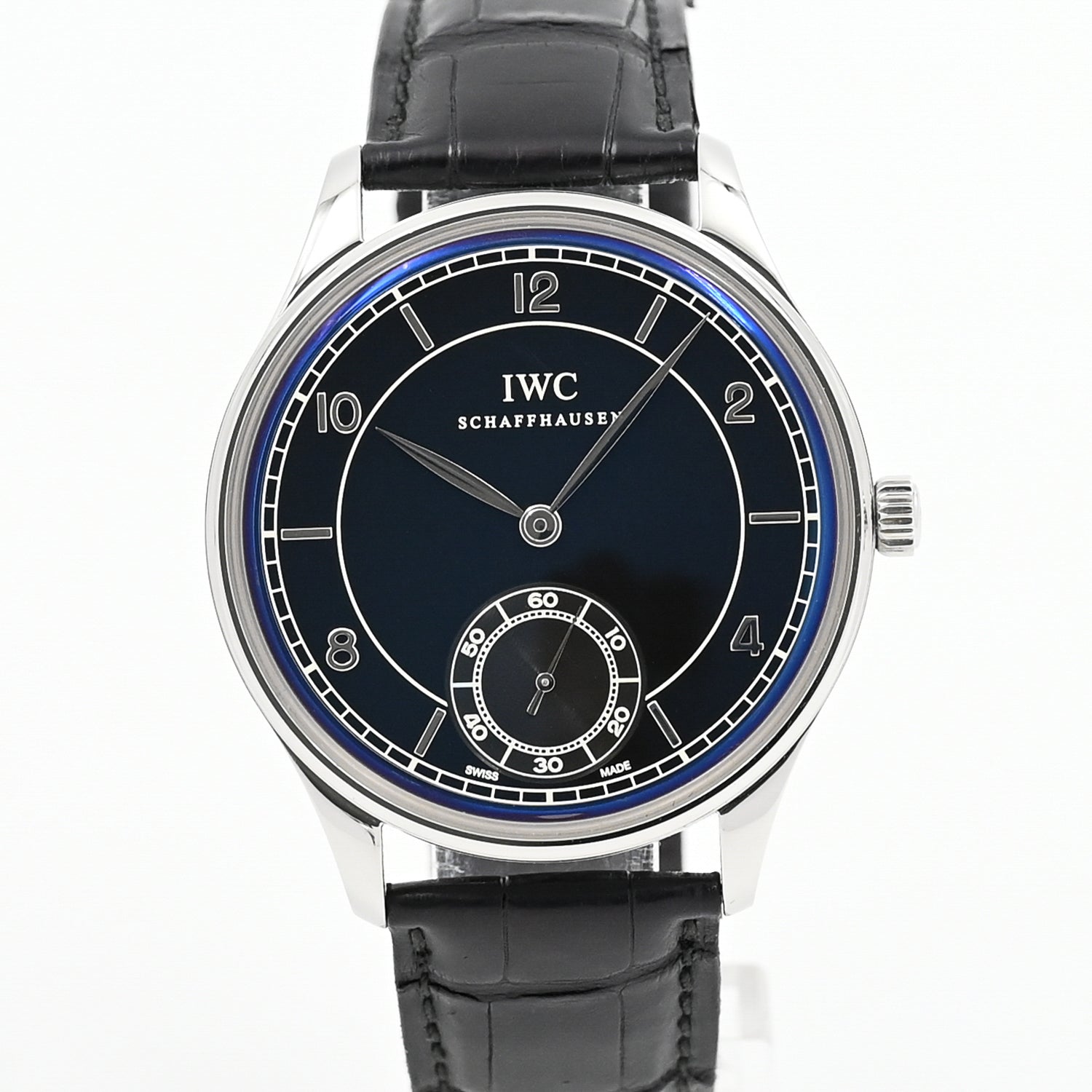 IWC Portuguese Hand Wound Vintage Watch 2011 - Luxury Mechanical Timepiece for Men - Perfect for Business, Formal Events & Watch Collectors