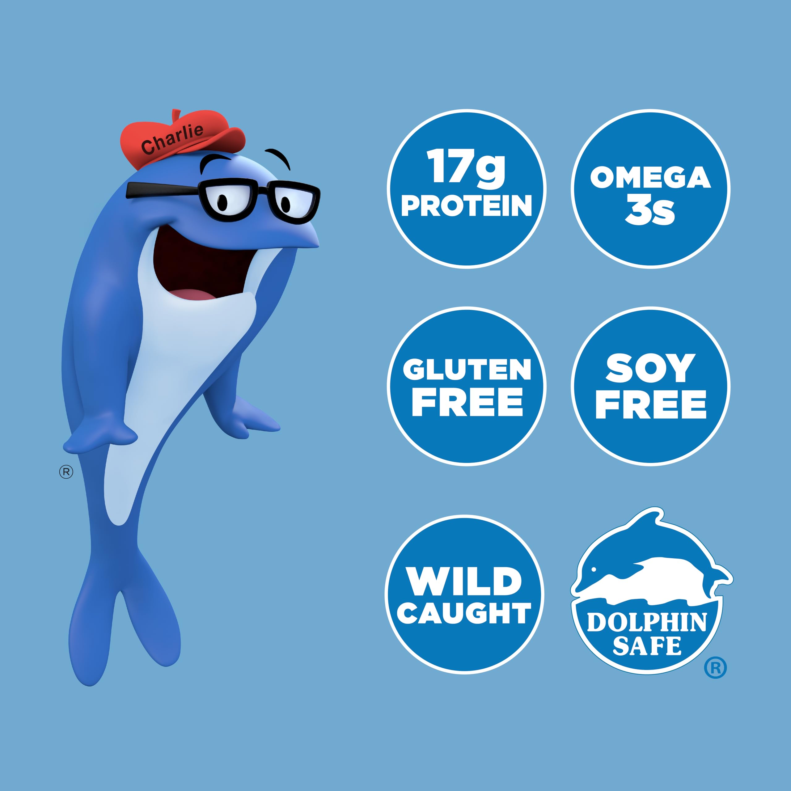 StarKist Chunk Light Tuna in Water, 5 oz (8 Pack) - Wild Caught, Gluten Free Canned Tuna Fish - High Protein (20g), Low Calorie (90) - Ready to Eat for Salads, Keto Meals, Sandwiches & Healthy Snacks - Perfect for Lunch Box, Camping & Emergency Food Supply
