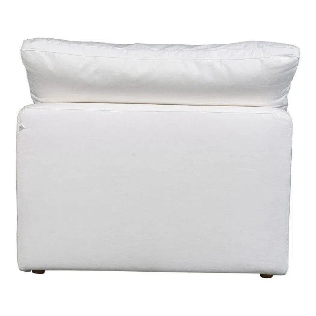 5-Piece Stain-Resistant Terra White Dream Modular Sectional Sofa Set - Perfect for Living Room, Family Room, or Home Theater Seating
