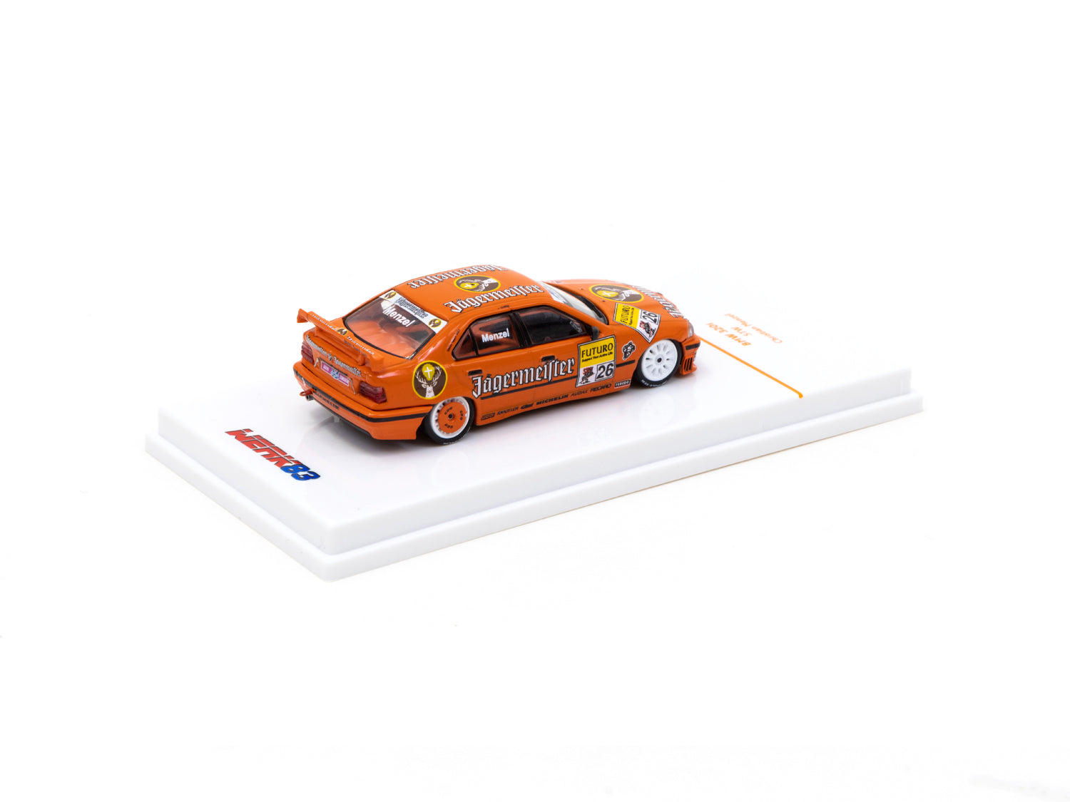 1/64 Scale BMW 320i STW Diecast Model Car - Christian Menzel Edition - Collectible Racing Car for Display & Gifts