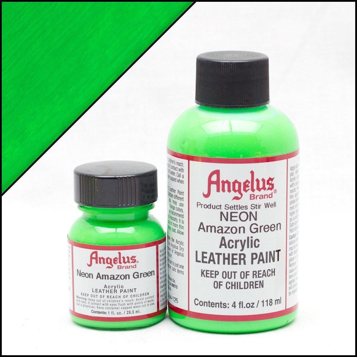 Angelus Neon Leather Paint for Shoes, Bags & Accessories - High-Quality DIY Customization & Repair - Perfect for Sneakers, Jackets & Handcrafts