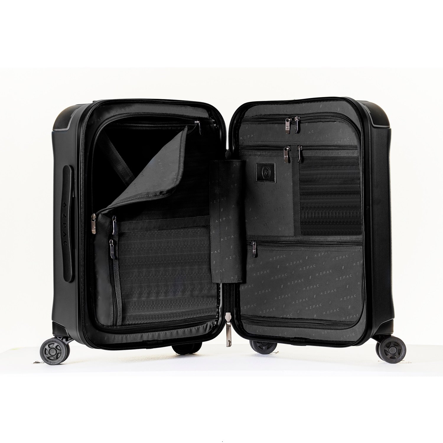AZPAC Braking 2.0 Luggage with Brake System - Lightweight Travel Suitcase with Smooth Wheels & Adjustable Handle for Business Trips & Vacations