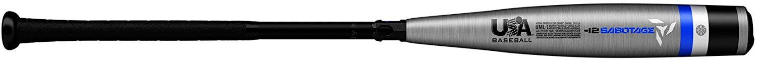 DeMarini 2019 Sabotage One (12) 2 3/8