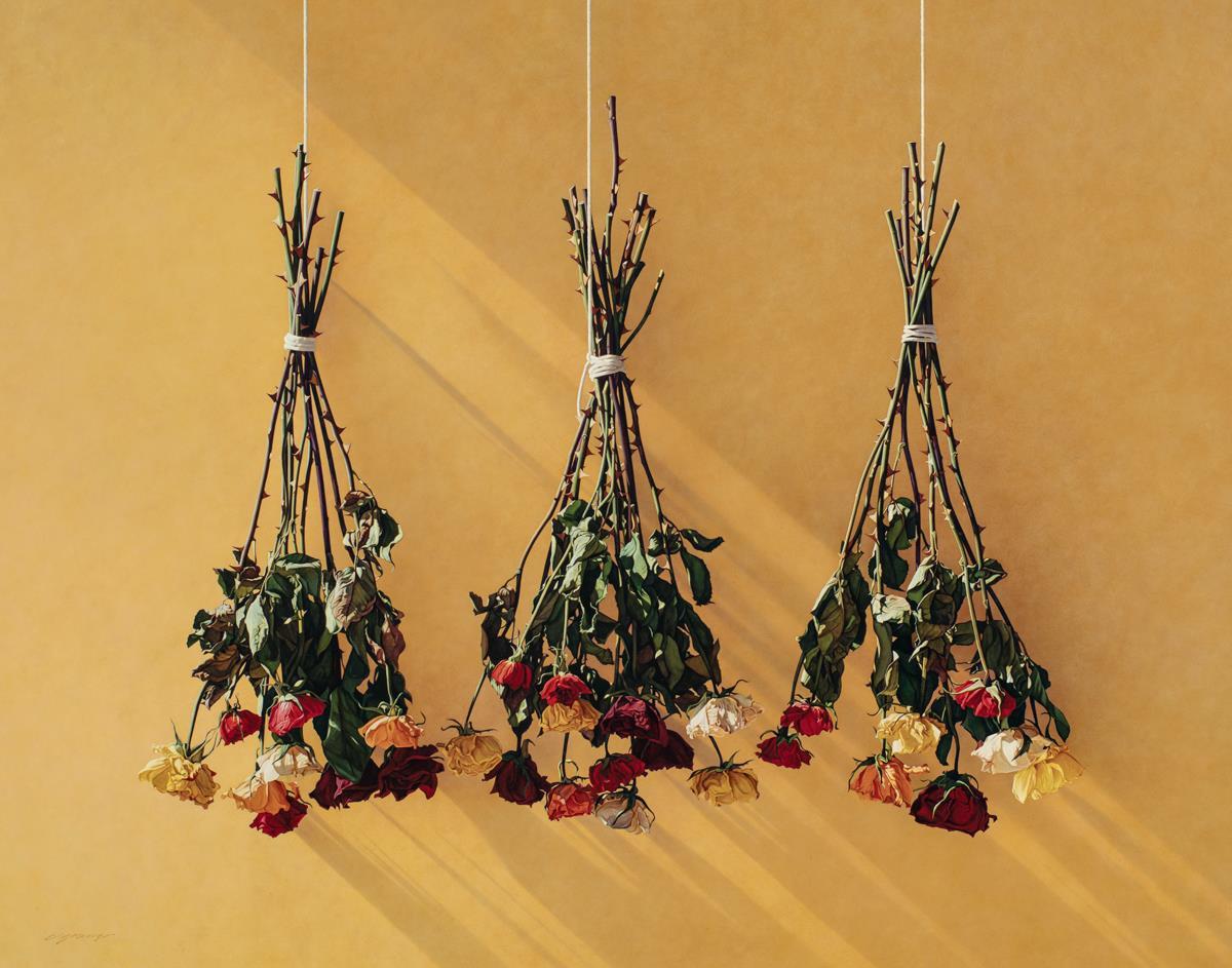 Autumn Roses by Chris Young - Premium Artificial Floral Arrangement for Home Decor, Weddings & Events | Elegant Fall Roses Bouquet for Centerpieces, Gifts & Seasonal Decorations
