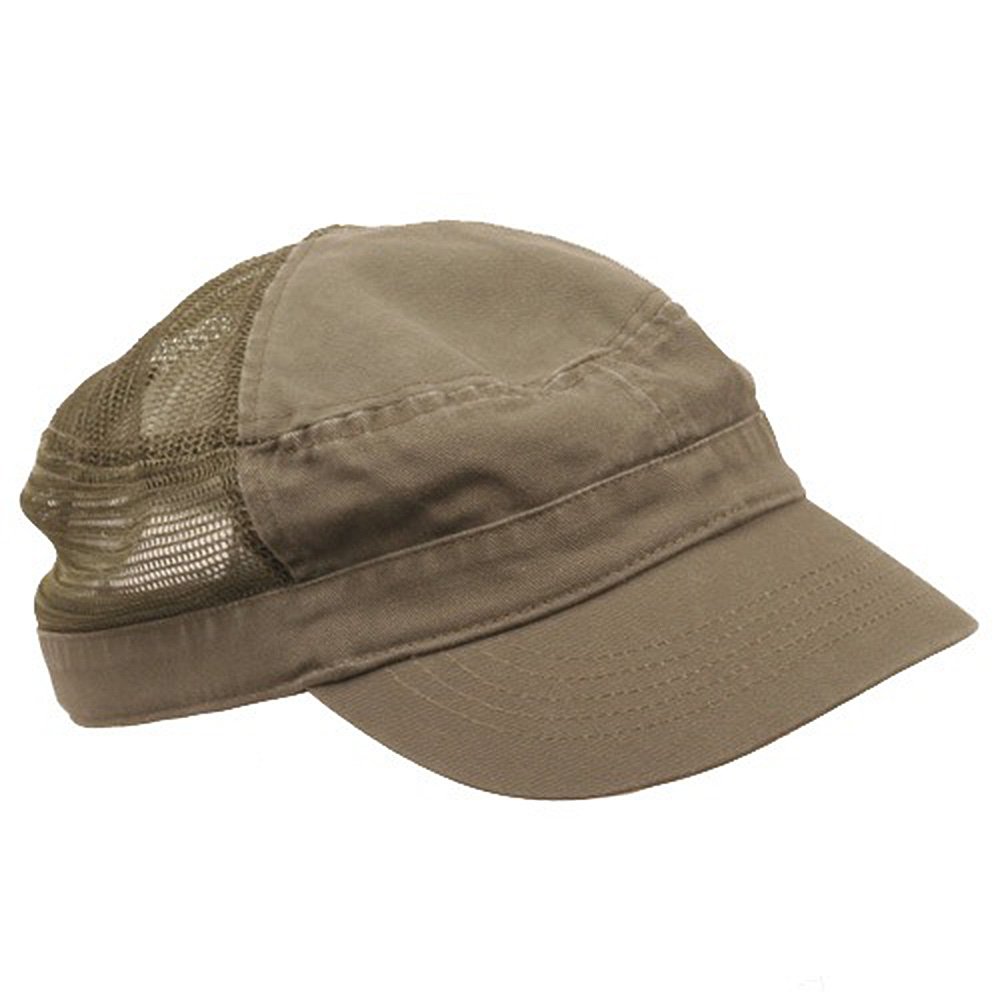 Premium Enzyme Mesh Army Cap - Breathable & Durable Military Hat for Outdoor Activities, Hiking & Camping - e4Hats.com