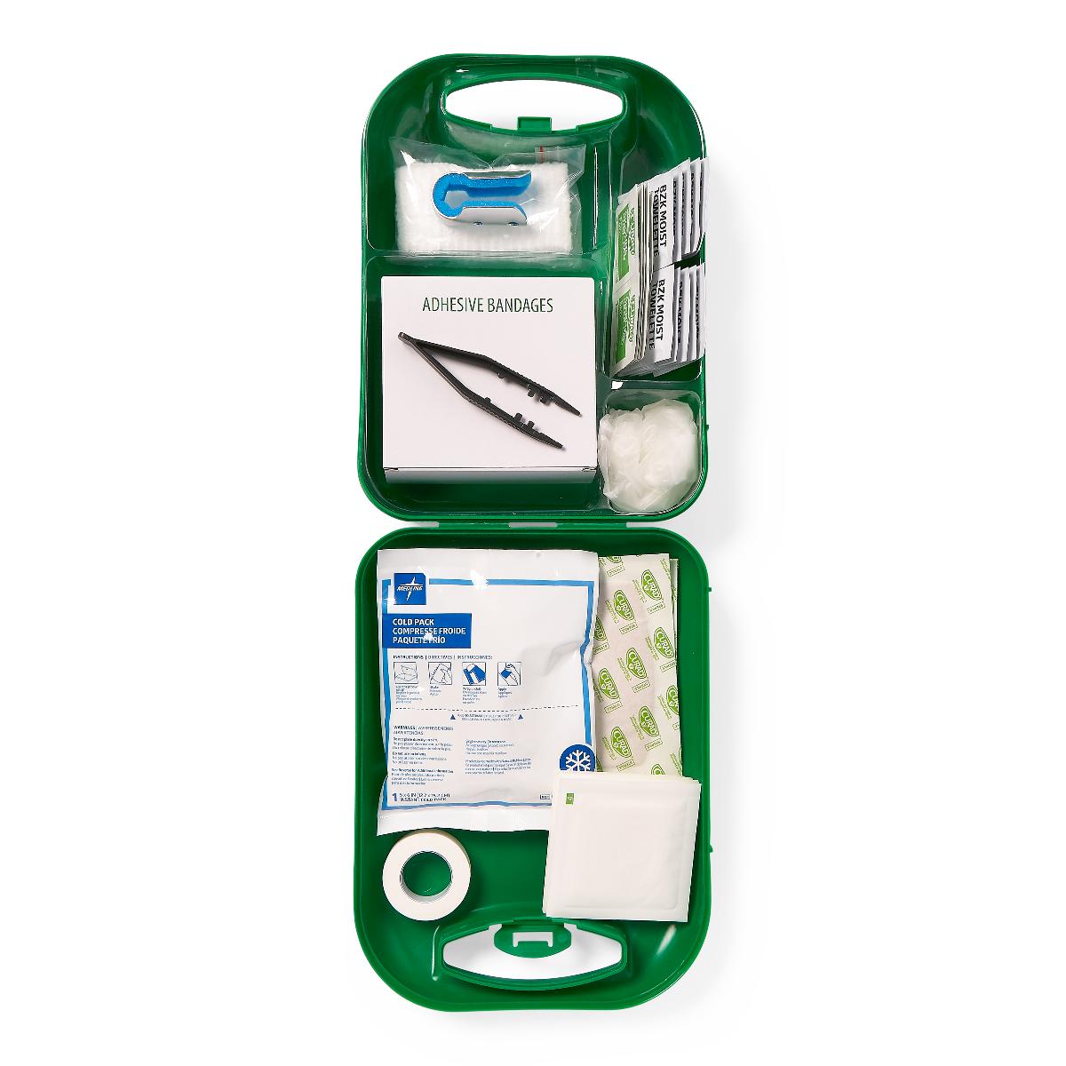 CURAD 175-Piece Complete First Aid Kit for Home, Car, Office & Emergency Preparedness – Compact Medical Supplies for Cuts, Burns & Injuries