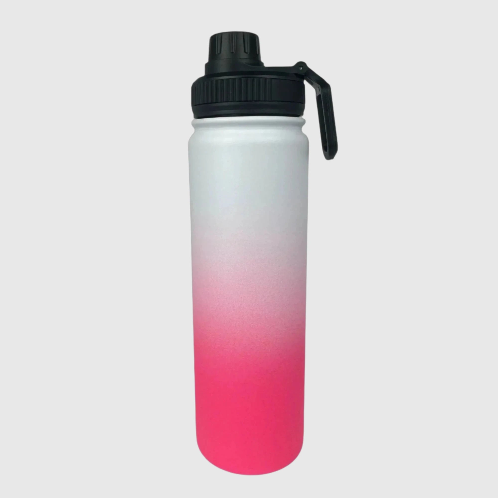 Hot Pink Insulated Stainless Steel Water Bottle 22oz (650ml) - Leakproof & BPA Free for Gym, Hiking & Outdoor Activities
