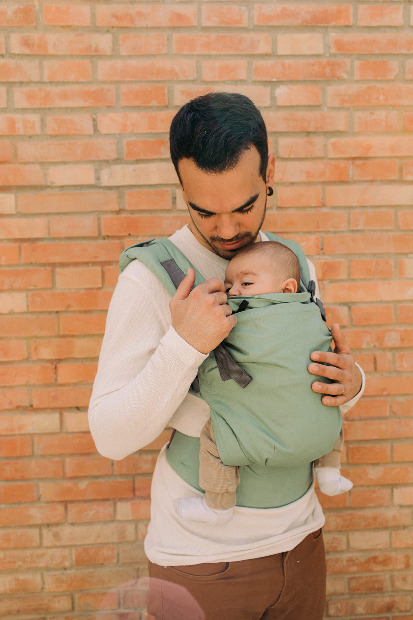 Premium Boba X Baby Carrier in Seafoam Green - Ergonomic, Hands-Free Infant Carrier for Newborn to Toddler - Perfect for Hiking, Travel & Everyday Use