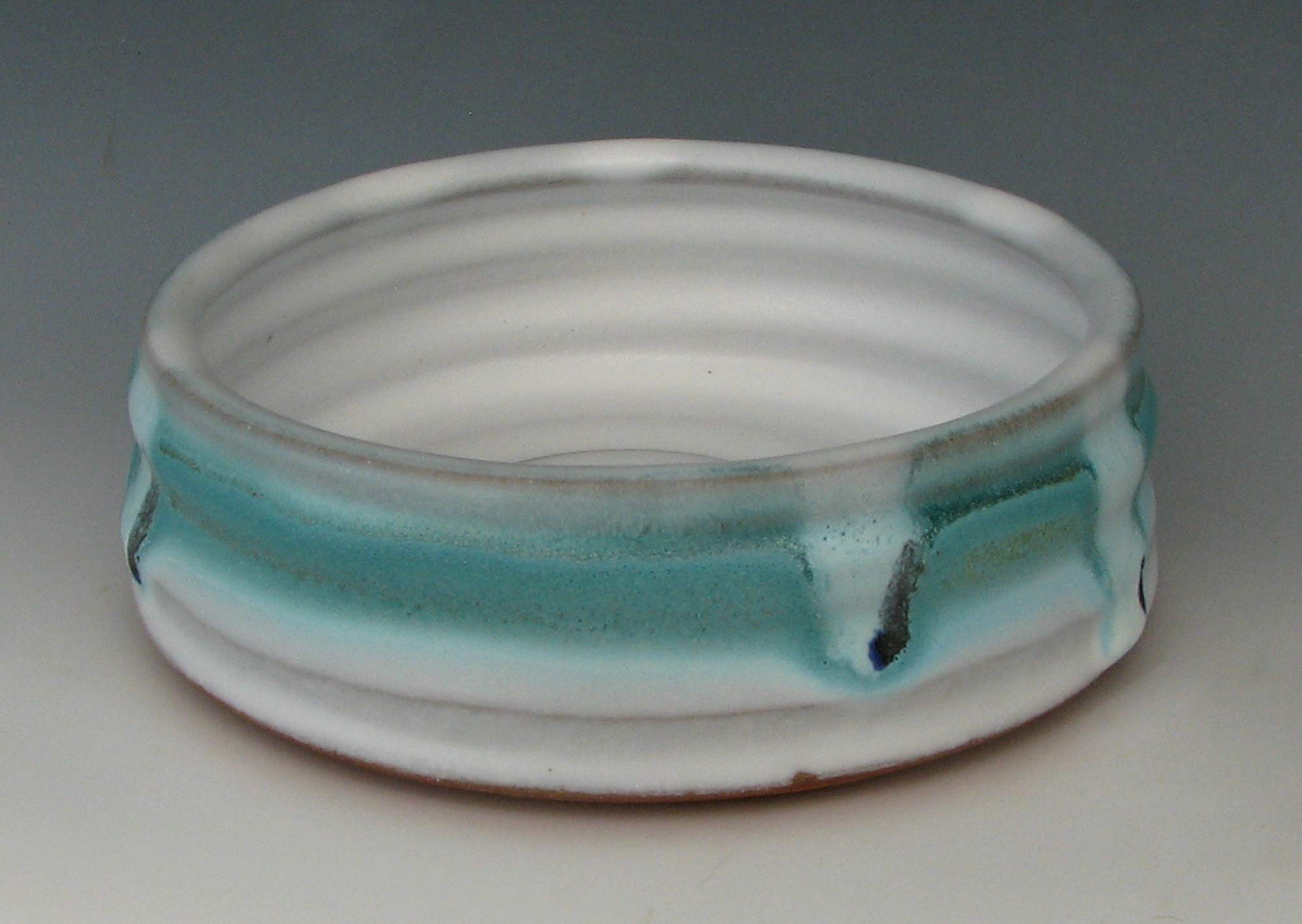 Handmade Stoneware Ceramic Dog Bowl for Small Dogs - Durable Pet Food & Water Dish - Perfect for Home, Travel & Outdoor Use