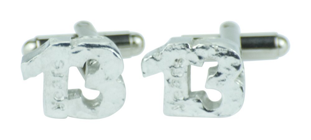13th Anniversary Gifts for Him - Rustic Hammered Cufflinks Set - Perfect 13 Year Wedding Gift for Husband - Ideal for Formal Events, Business Meetings & Special Occasions