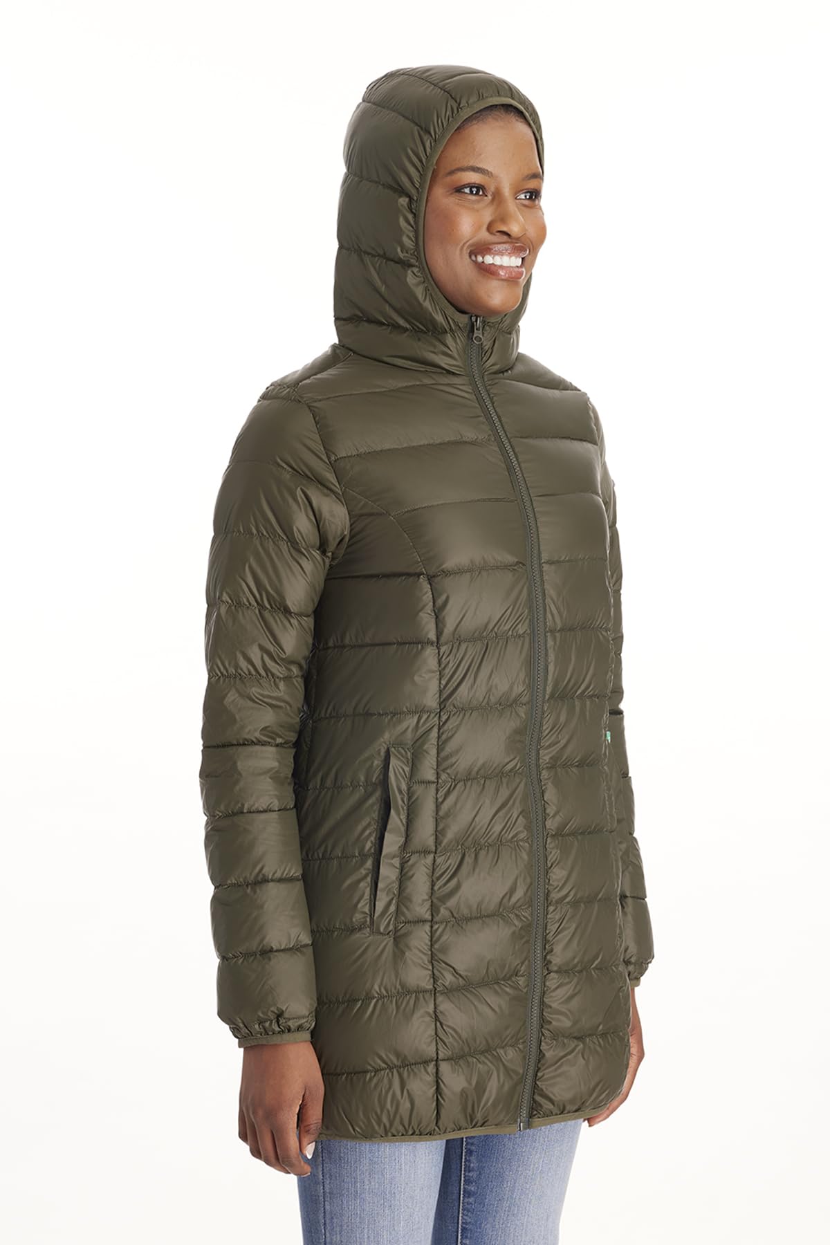 Ashley 3-in-1 Down Maternity Jacket with Patented Maternity Panel - Warm Winter Coat for Pregnant Women | Perfect for Outdoor Activities & Cold Weather