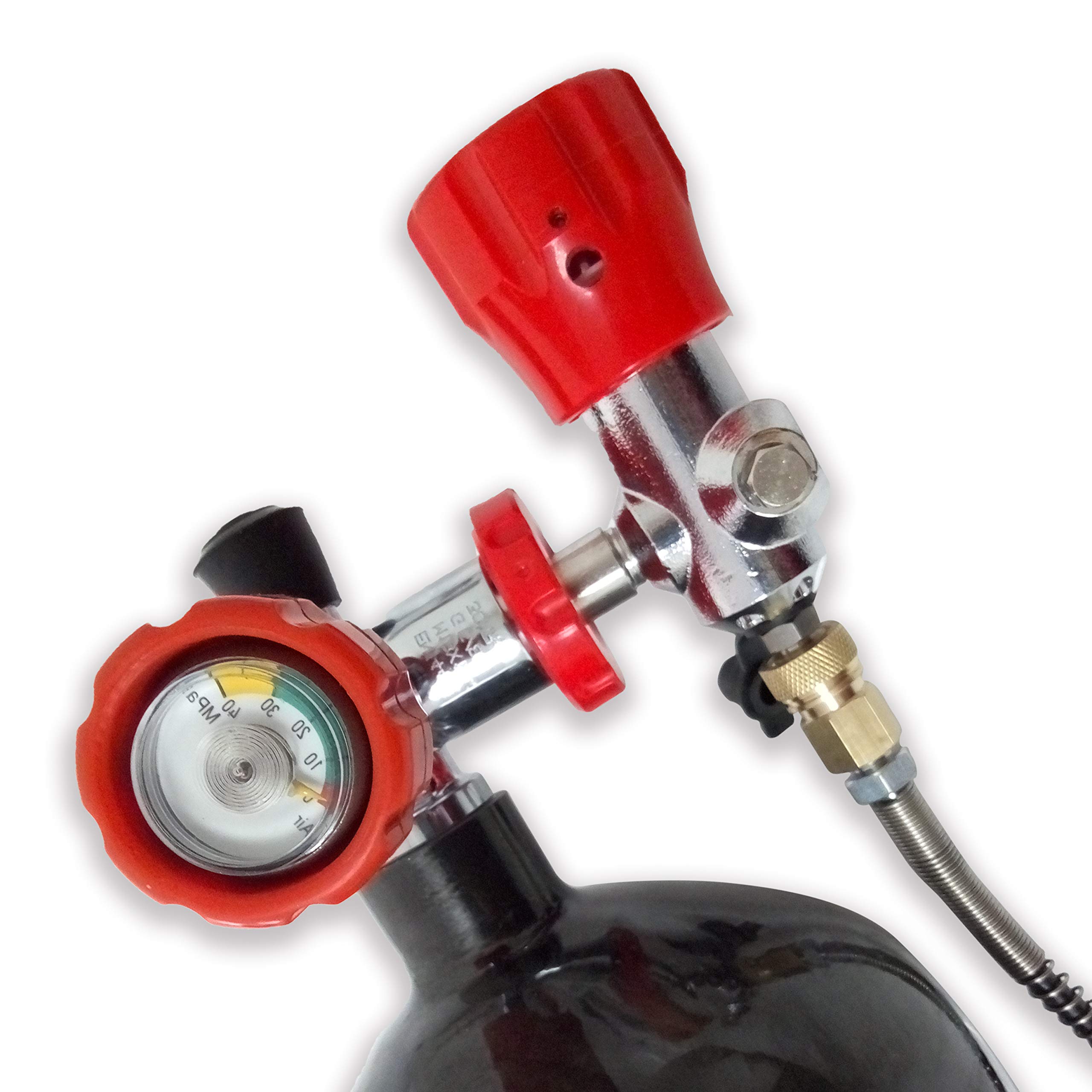 Acecare PCP Air Tank Fill Valve 300bar 30MPa M18x1.5 Thread for Paintball & PCP Air Rifles | High Pressure Airgun Charging Station for Shooting Sports & Outdoor Activities