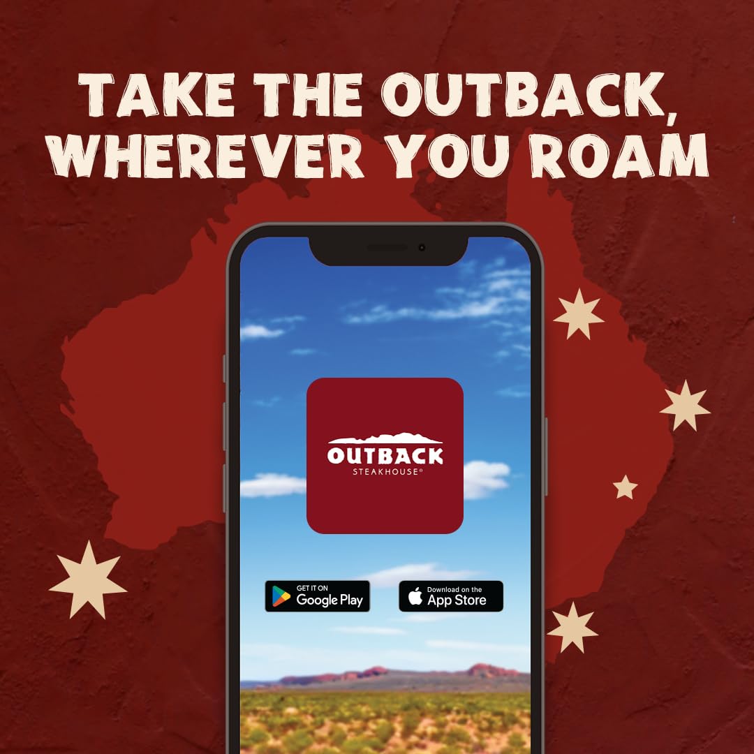 Outback Steakhouse $100 Gift Card - Bloomin' Brands Multi-Restaurant Dining Gift Card for Birthdays, Holidays & Corporate Gifting
