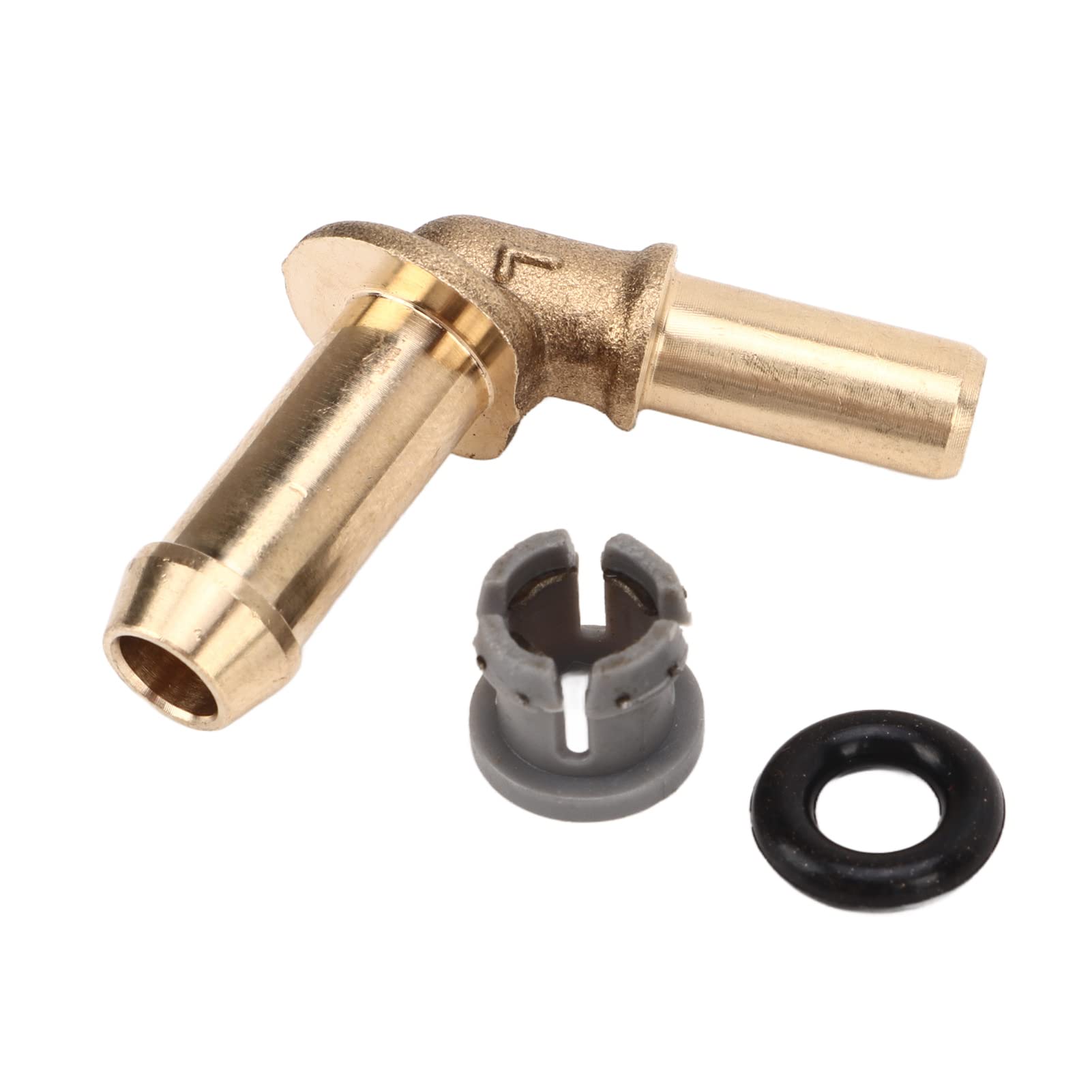 High-Quality Car Thermostat Outlet Hose Connector LR049990 - Durable Compact Water Outlet Hose for Vehicle Cooling System - Perfect for Engine Repair & Maintenance