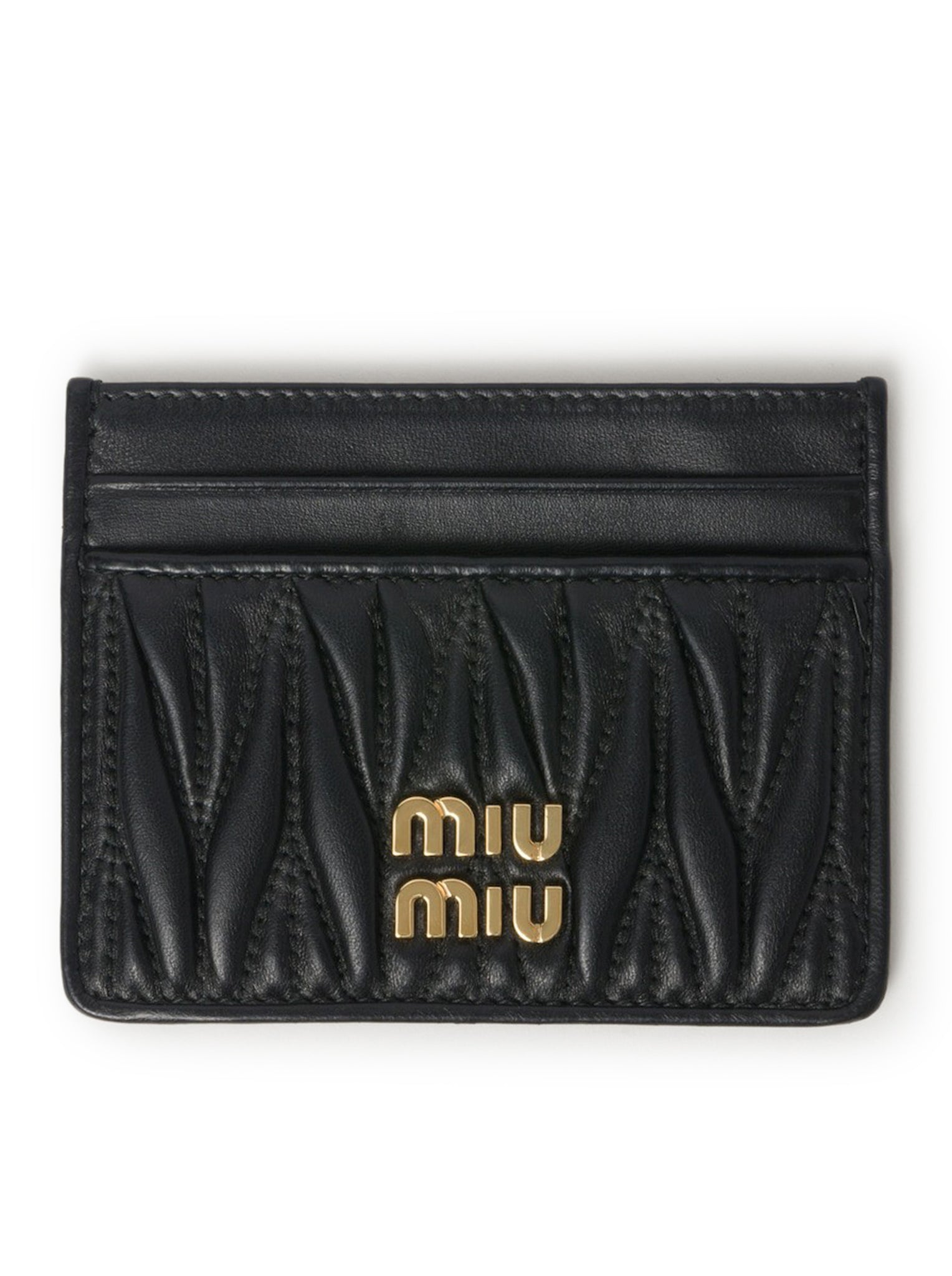 Luxury Nappa Leather Matelasse Card Holder - Slim RFID Blocking Wallet for Women & Men | Perfect for Travel, Business & Everyday Use