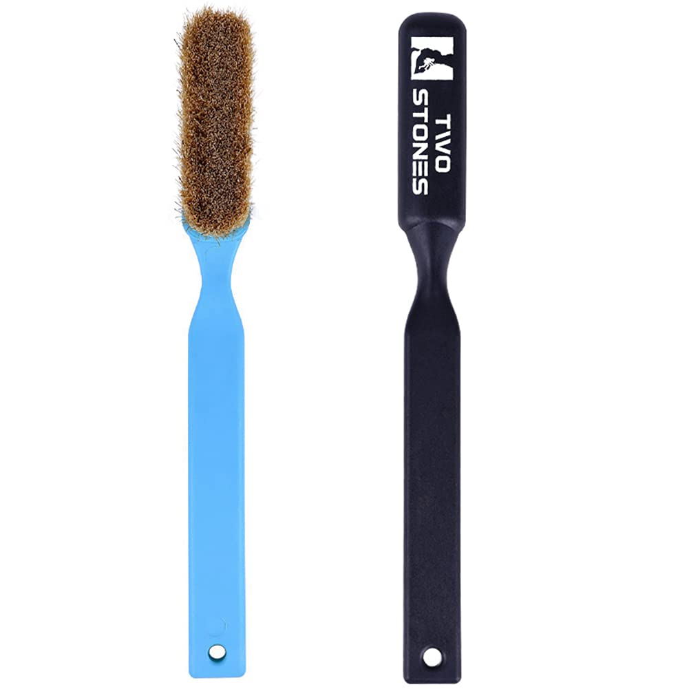 Premium Climbing Chalk Brush with Ultra-Durable Boar Hair Bristles - Ergonomic Handle Bouldering Brush for Rock Climbing, Gym Training & Outdoor Adventures - Perfect for Cleaning Climbing Wall Holds & Chalk Application