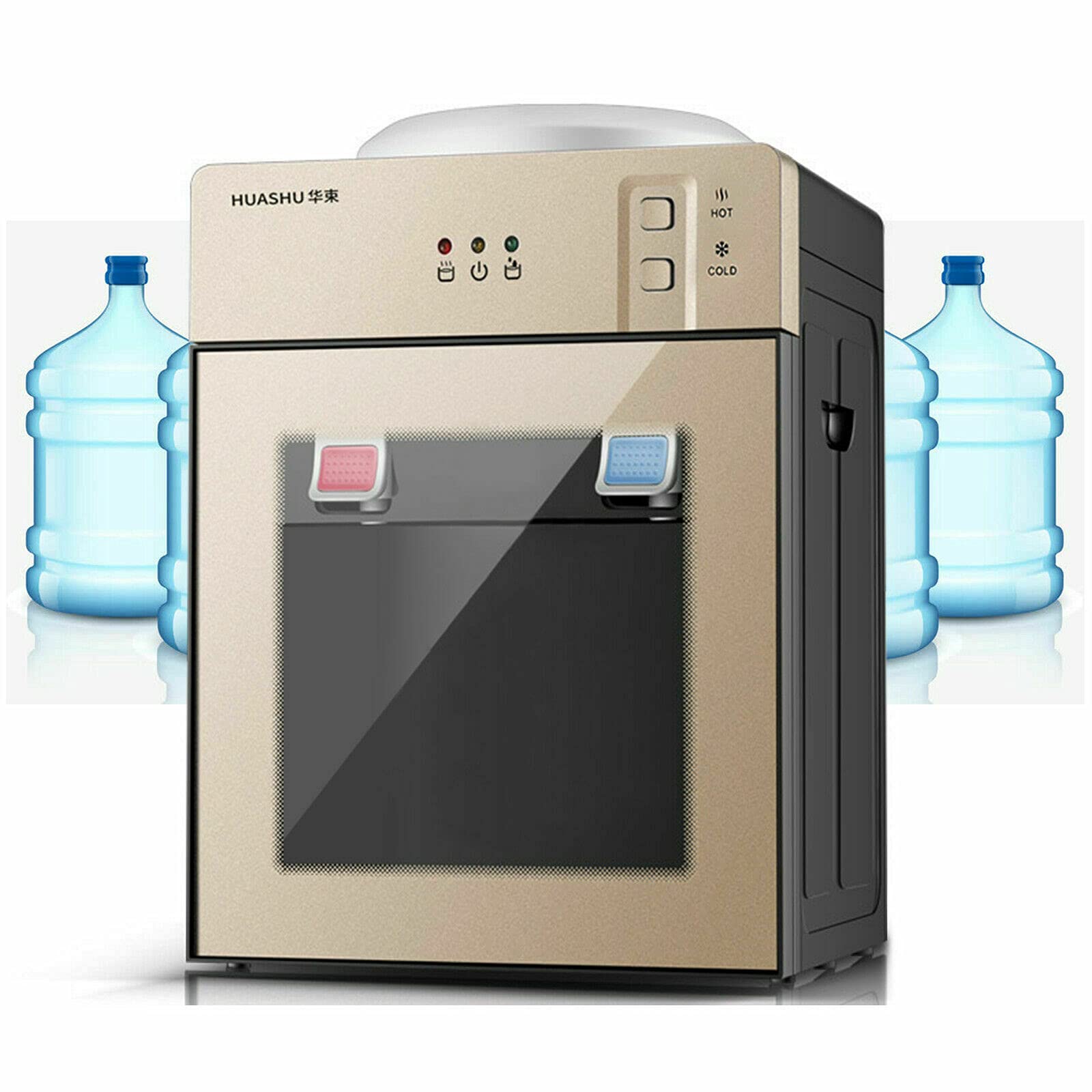 Top Loading Water Cooler Dispenser - Hot & Cold Water Dispenser for Home & Office, Automatic Drinking Machine for Tea, Coffee & Hydration | Countertop Water Dispenser for Kitchen, Bar & Workspace