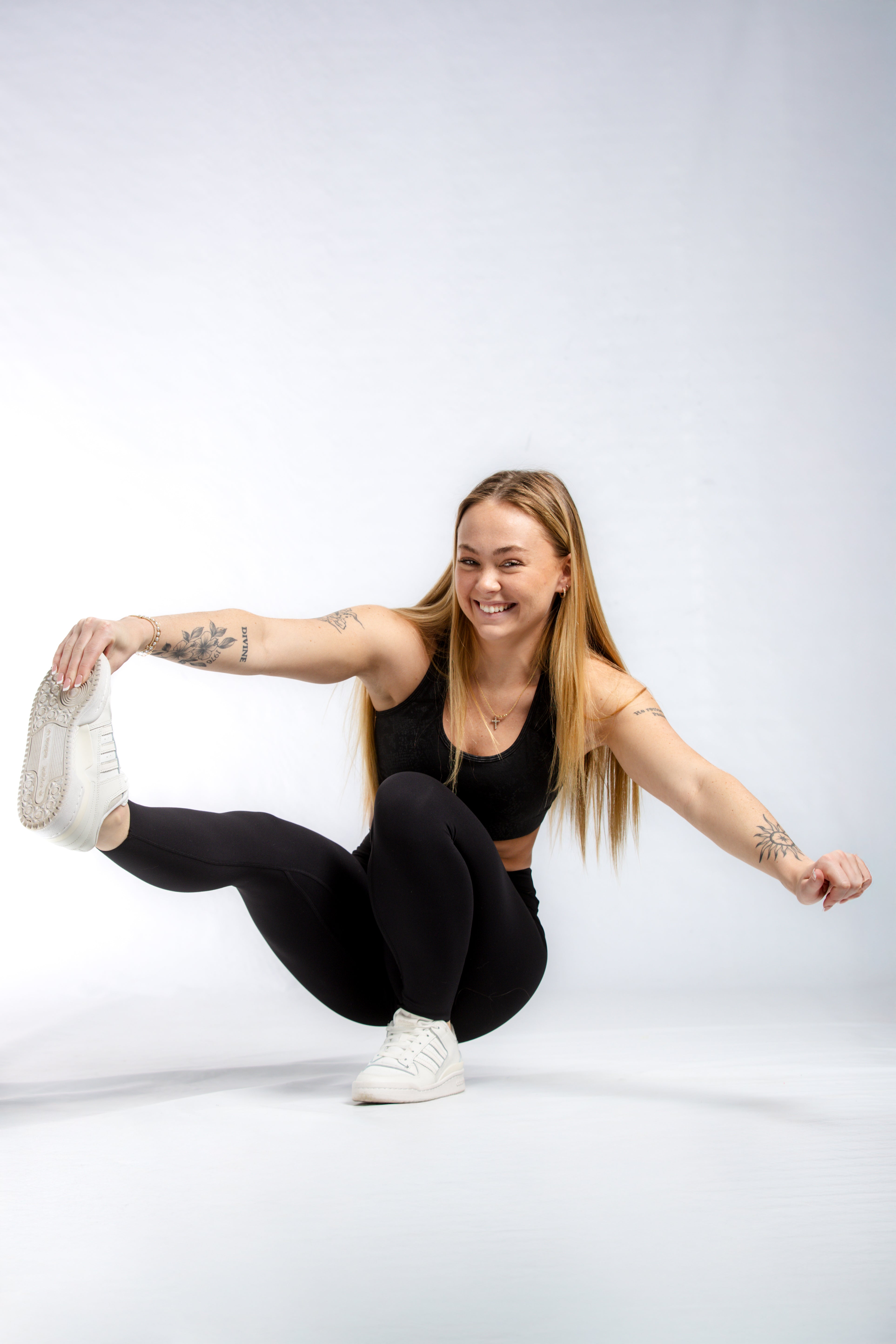 High Waist Black NKD Leggings for Women - Yoga, Running & Everyday Comfort | Seamless Workout Tights for Gym, Lounge & Active Lifestyle