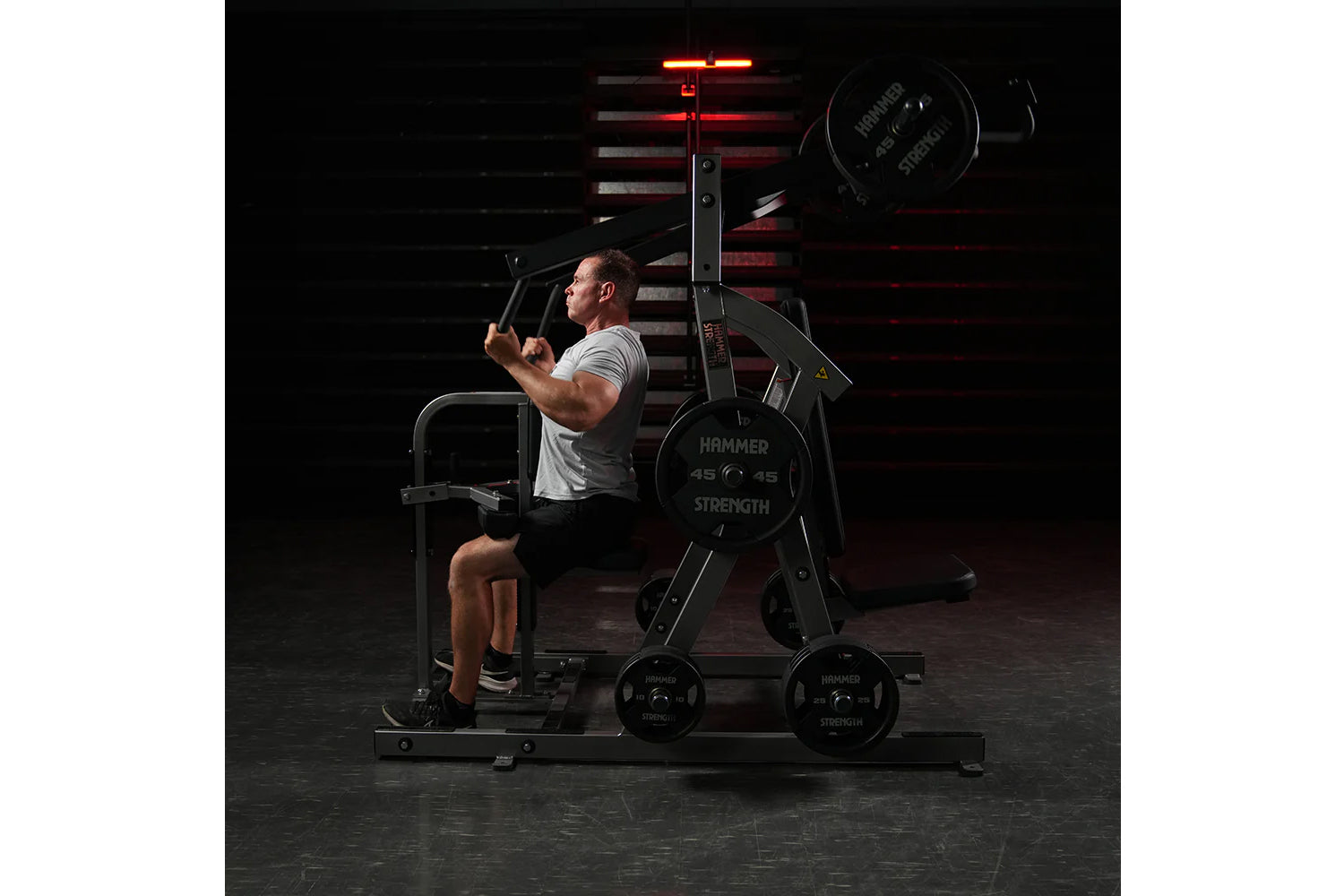 Hammer Strength Plate Loaded Iso-Lateral Chest & Back Workout Machine for Gym & Home Strength Training