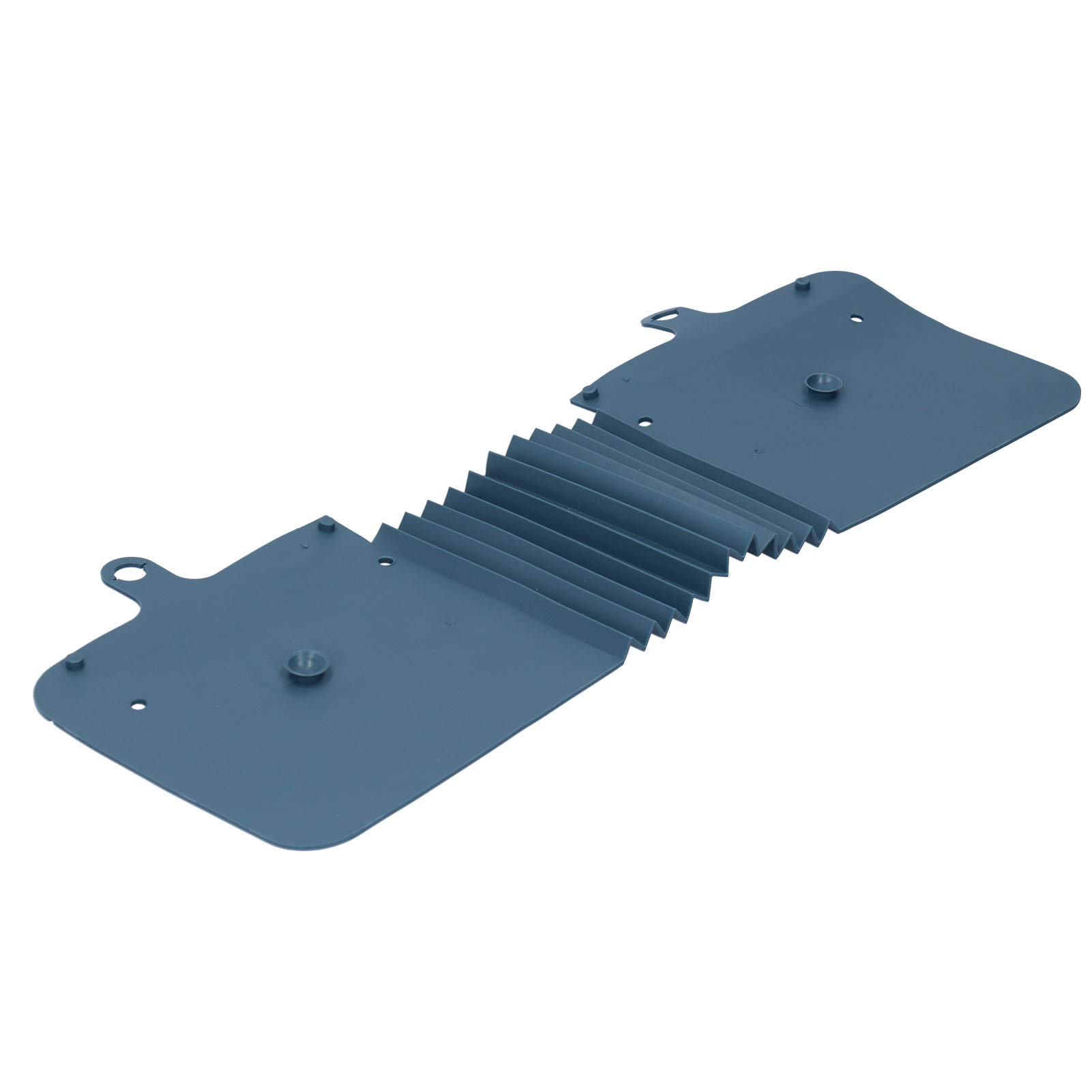 Foldable TPR Sink Splashing Guard with Suction Cups - Water Baffle Board for Kitchen Sink - Prevents Water Splashes While Washing Dishes & Vegetables (2 Pack)