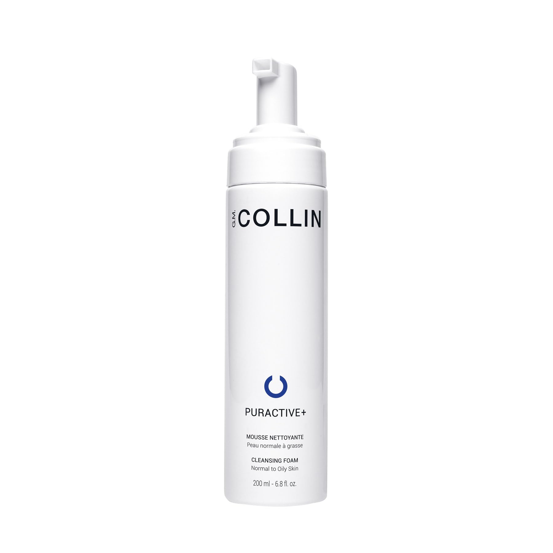 G.M. COLLIN Puractive+ Cleansing Foam - Foaming Face Wash for Oily & Acne-Prone Skin | Hydrating Facial Cleanser with Salicylic Acid | Daily Deep Pore Cleansing for Clear, Balanced Skin | Perfect for Morning & Night Skincare Routine