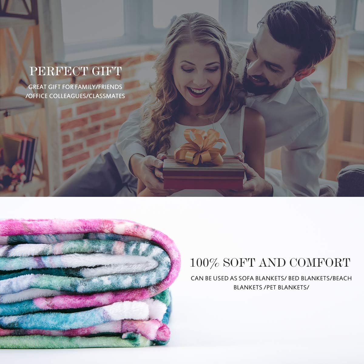 Jekeno Skull Throw Blanket 50