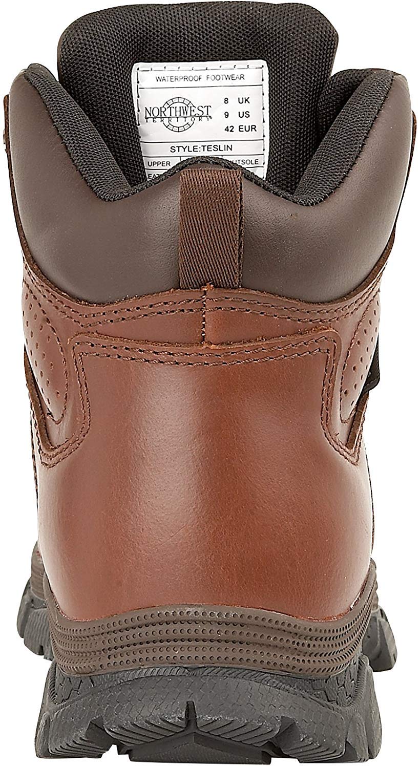 Premium Men's Waterproof Leather Hiking Boots - Durable Trekking & Outdoor Shoes for Walking, Trekking & Mountain Adventures - Size 6-12 - Ideal for Camping, Hiking & Winter Weather Protection