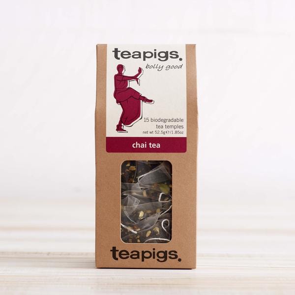 Premium Teapigs Chai Tea - Authentic Indian Spiced Black Tea for Relaxation & Energy Boost - Perfect for Morning Rituals & Afternoon Breaks