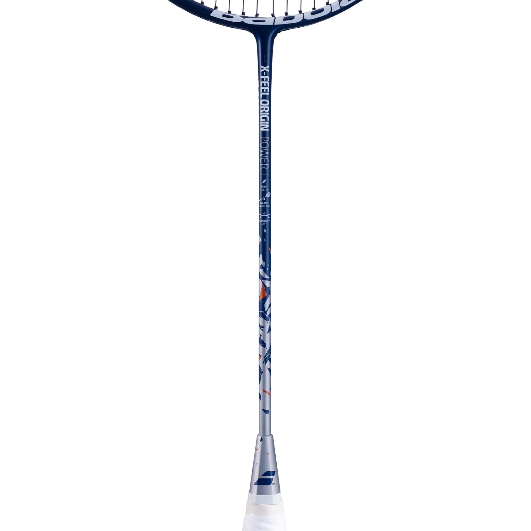 Babolat XFeel Origin Power Badminton Racket - Lightweight Carbon Fiber Shuttlecock Racquet for Professional & Recreational Players - Perfect for Tournaments, Training & Backyard Games