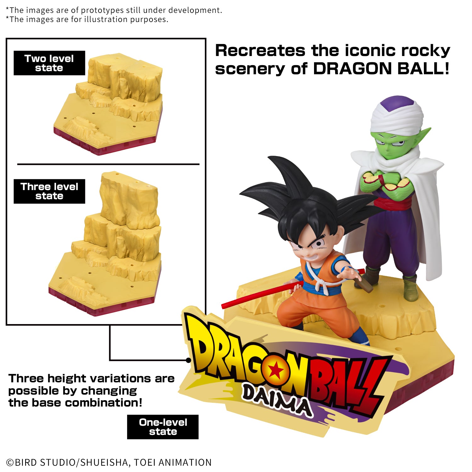 Bandai Dragon Ball Daima Son Goku & Piccolo Mini Action Figure Model Kit - Collectible Anime Figures for Display & Play