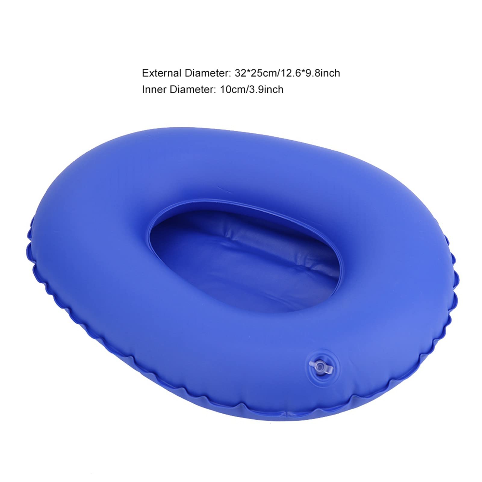 Inflatable Washable Portable Bed Pan with Air Pump - Anti Bedsore Toilet Urinal for Elderly & Bedridden Patients - Ideal for Home Care, Hospitals & Travel Use