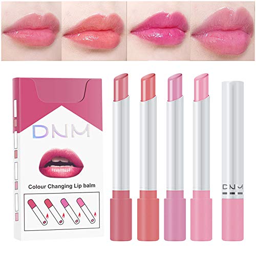 4pcs smoke pipe color changing lipstick