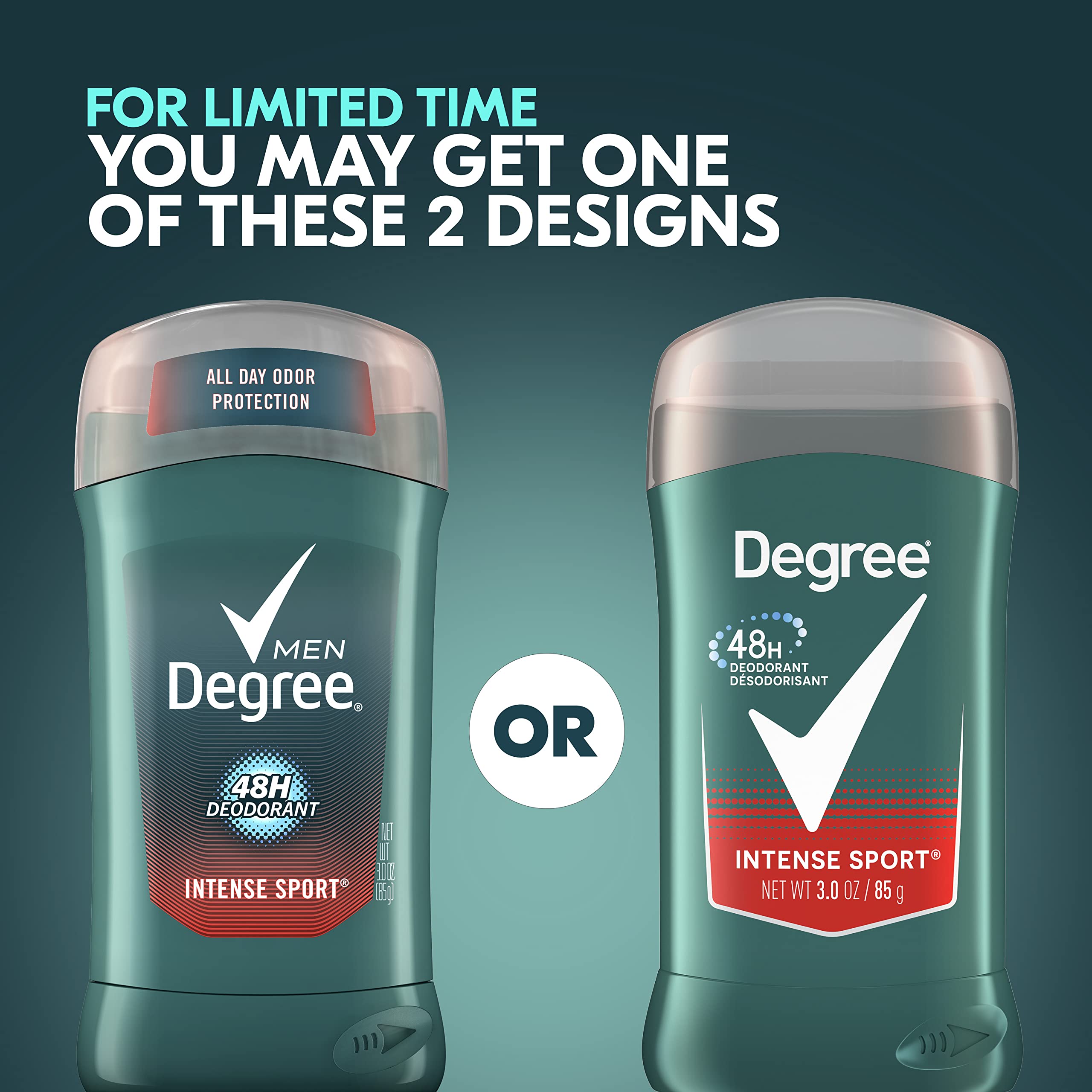 Degree Men Original Aluminum-Free Deodorant for Men - 48-Hour Odor Protection & Antiperspirant, 4-Pack (2.7 oz Each) | Long-Lasting Freshness for Active Lifestyles, Workouts & Outdoor Adventures