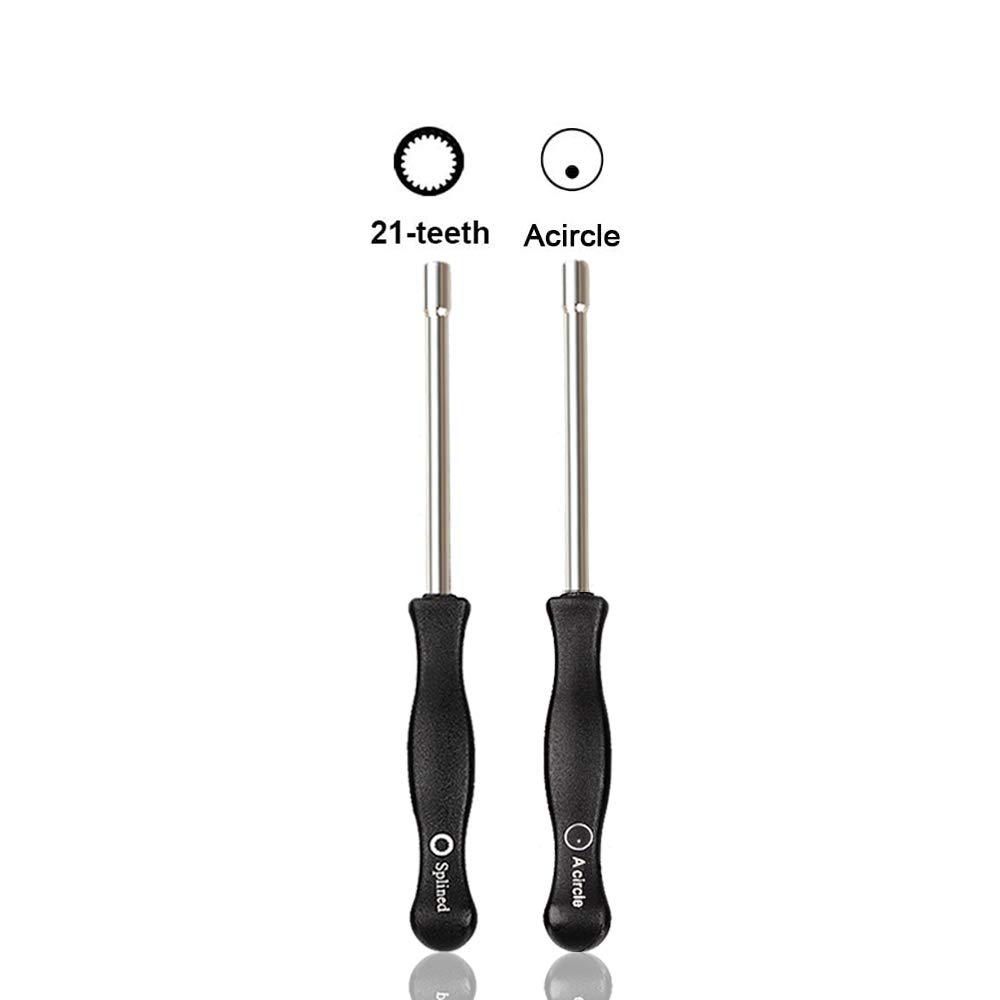 HUZTL 21-Teeth Splined & A-Circle Carburetor Adjustment Tool Kit for Poulan Husqvarna Homelite Weed Eater Craftsman Echo 2-Cycle Small Engine Trimmer Blower - Perfect for Lawn Maintenance and Garden Equipment Tuning