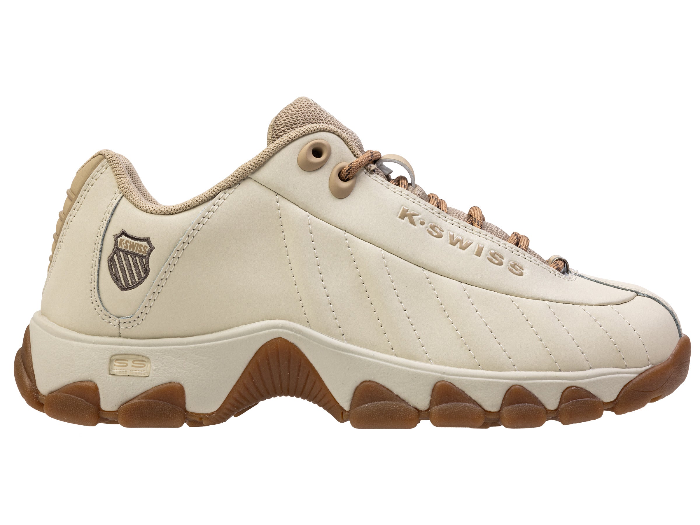 ST329 CMF Sneakers in Bone White/Safari/Gum - Lightweight Comfortable Casual Shoes for Men | Perfect for Walking, Running & Everyday Wear