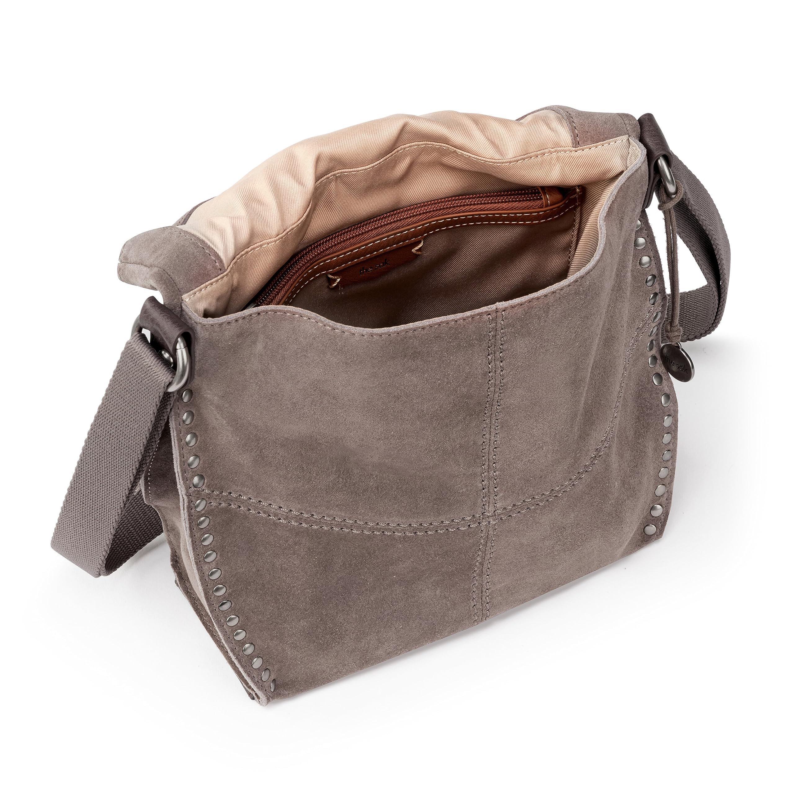 The Sak Silverlake Genuine Leather Crossbody Bag for Women - Adjustable Strap, Lightweight Everyday Purse - Perfect for Work, Travel & Shopping