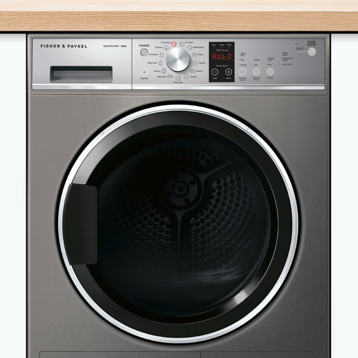 Fisher & Paykel Series 7 9kg Heat Pump Dryer - Energy Efficient, Graphite (DH9060PG2) - Perfect for Large Families & Eco-Friendly Homes