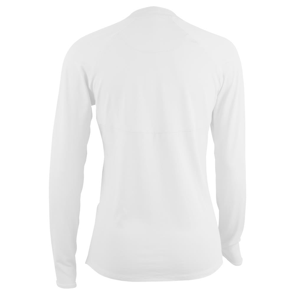 Lucky In Love Women's Essentials High-Low Breezy Long Sleeve Top - White | Casual Wear, Layering, Spring & Fall Fashion