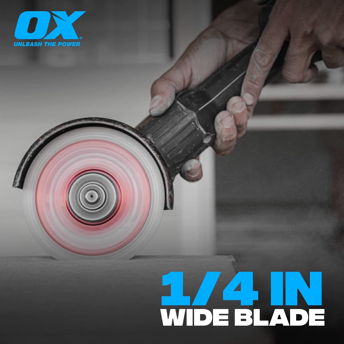 OX Tools OX-PDTP-5 Pro 5-Inch Diamond Blade for Sandwich Double Tuck Pointing - Perfect for Masonry, Concrete Cutting & Professional Construction Work
