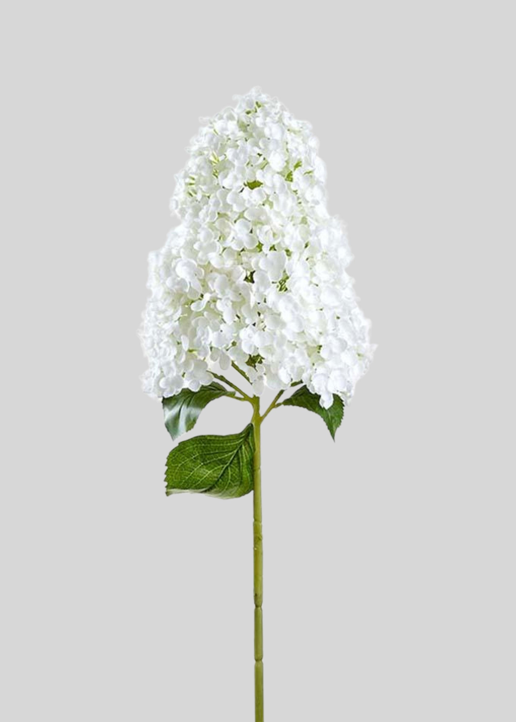 Large White Artificial Cone Hydrangea Flowers - 40