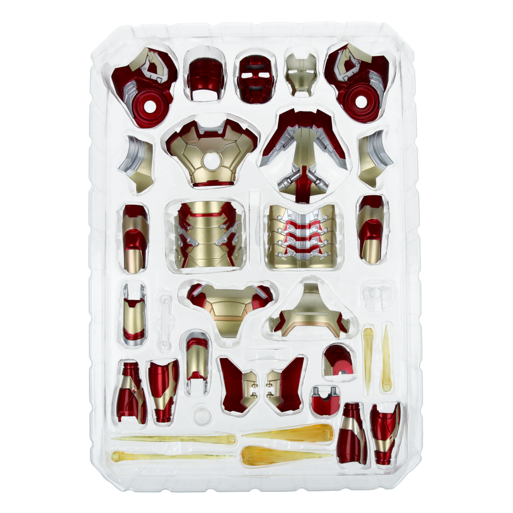 Iron Man MK42 Model Kit 1/7 Scale - Premium Collectible Figure from Iron Man 3 Movie - Perfect for Marvel Fans, Model Builders & Display Collections