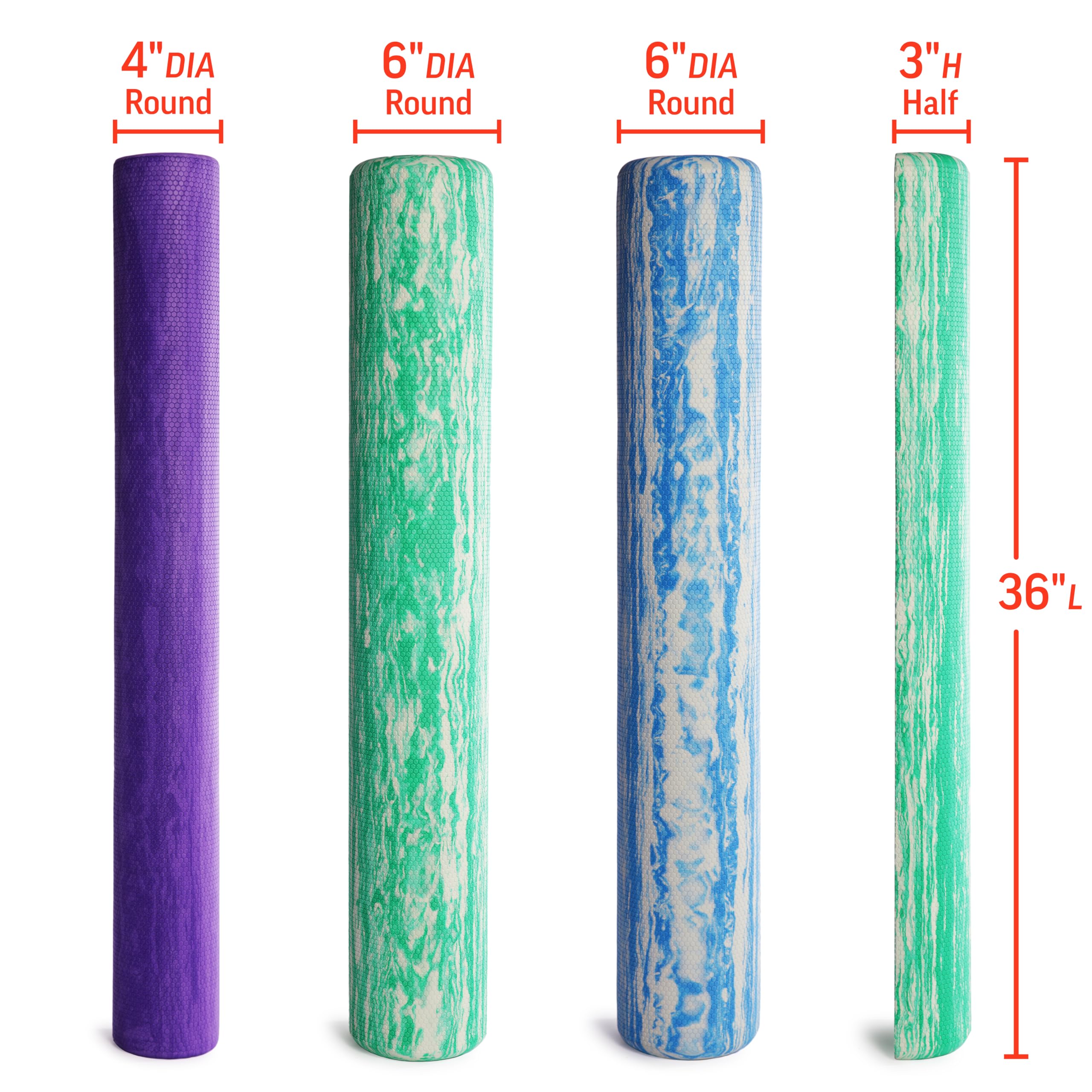 OPTP PRO-Roller Standard Density Foam Roller - 36