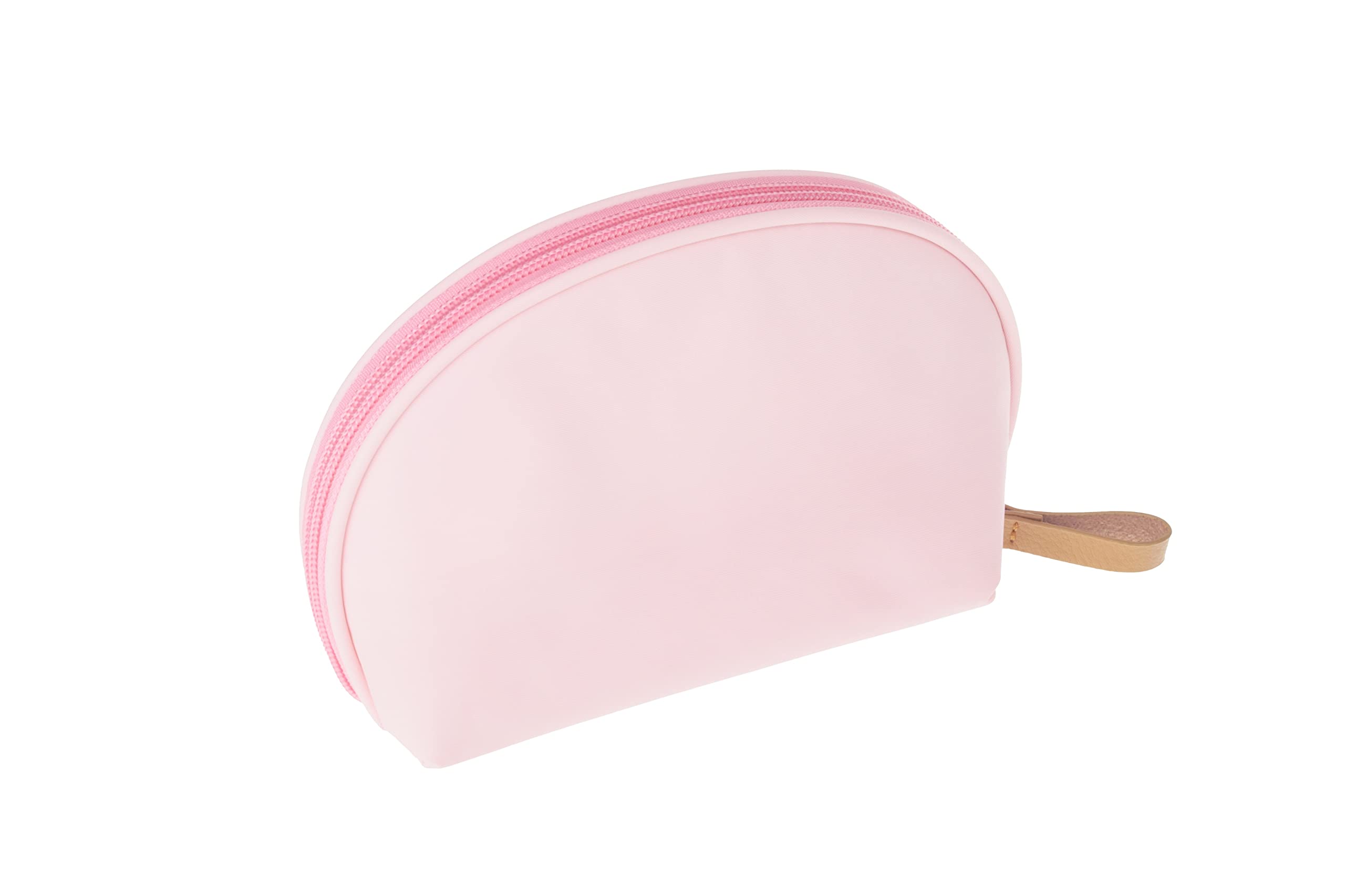 Waterproof Small Makeup Bag for Women - Portable Travel Cosmetic Pouch with Nylon Material (Pink) | Perfect for Purse, Gym, Vacation & Everyday Use