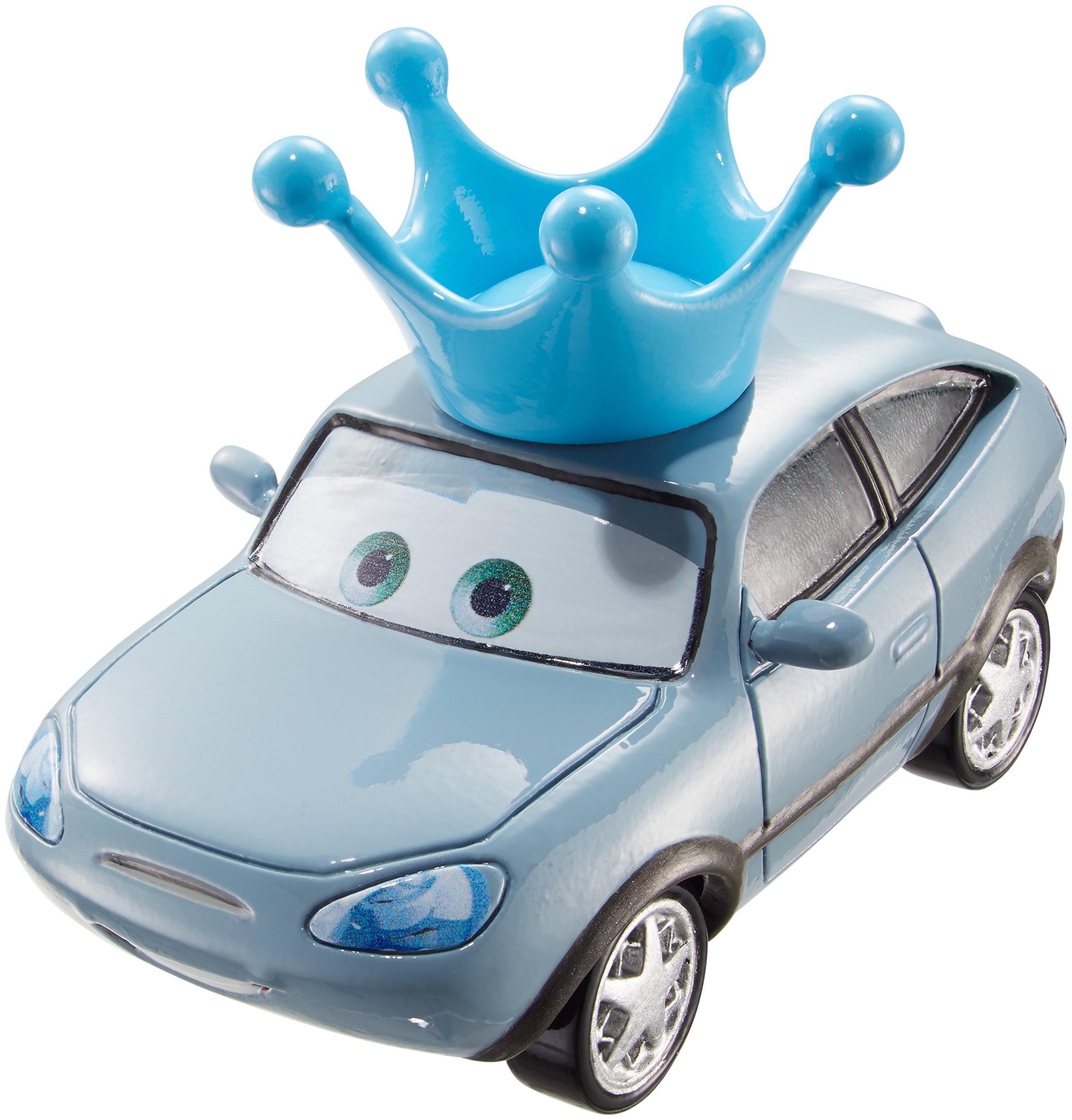 Disney Pixar Cars Diecast Toy - King's Fan with Crown Collectible for Kids & Adults | Perfect for Playtime, Display & Gifts