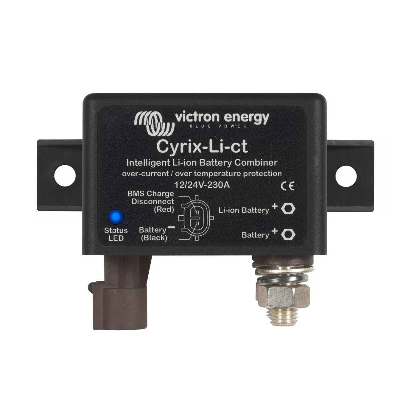 Victron Cyrix Battery Combiner - 12V/24V Automatic Charging Relay for Marine, RV & Solar Systems - Perfect for Dual Battery Setup & Power Management